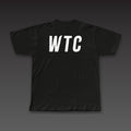 WTC Twice Tee in black, WTC across the full back